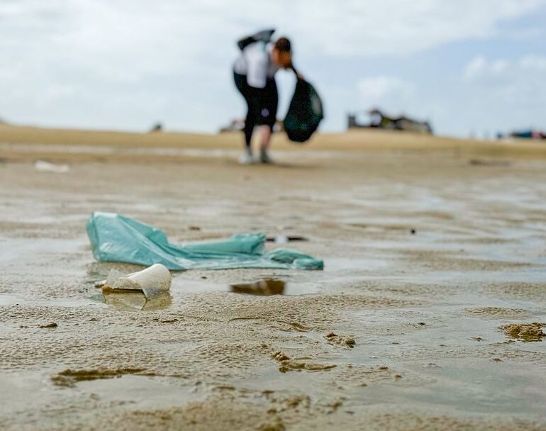 Fanese promove ação de limpeza nas praias em celebração ao Dia Mundial da Reciclagem
