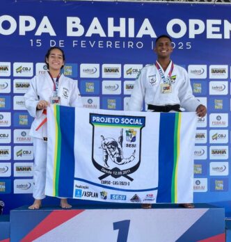 Fanese no pódio: alunos conquistam ouro e prata na 8ª edição da Copa Bahia Open de Judô na Bahia