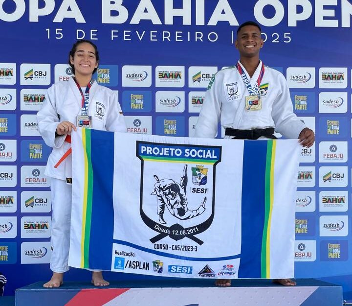 Fanese no pódio: alunos conquistam ouro e prata na 8ª edição da Copa Bahia Open de Judô na Bahia