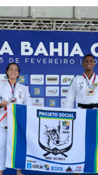 Fanese no pódio: alunos conquistam ouro e prata na 8ª edição da Copa Bahia Open de Judô na Bahia