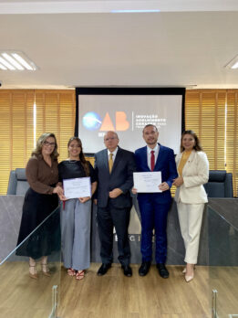 Estudantes de Direito da Fanese recebem certificados pelo primeiro lugar em competição estadual de mediação