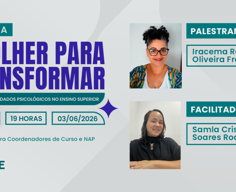 Fanese promove oficina sobre primeiros cuidados psicológicos no ensino superior